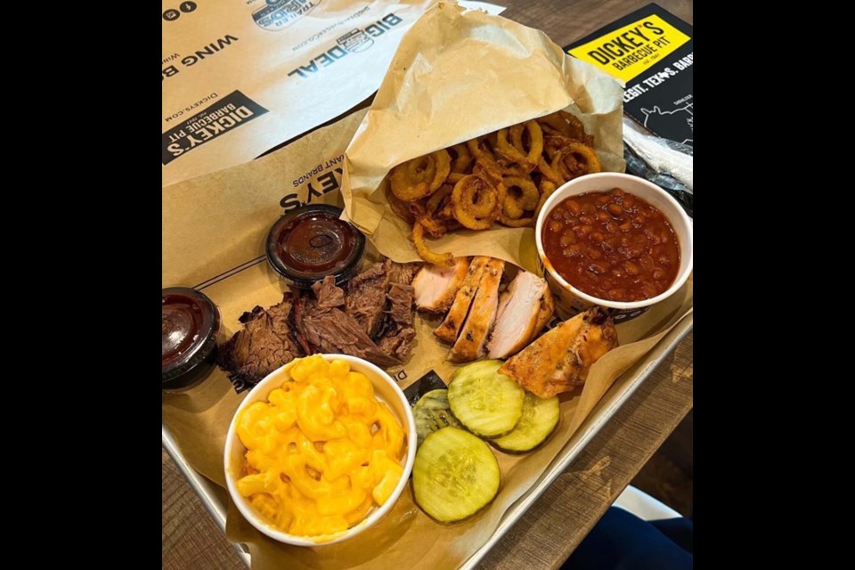 The new Dickey's Barbecue Pit on St. Albert Trail is the second Canadian location of the American chain restaurant that started in 1941. SUPPLIED/Photo