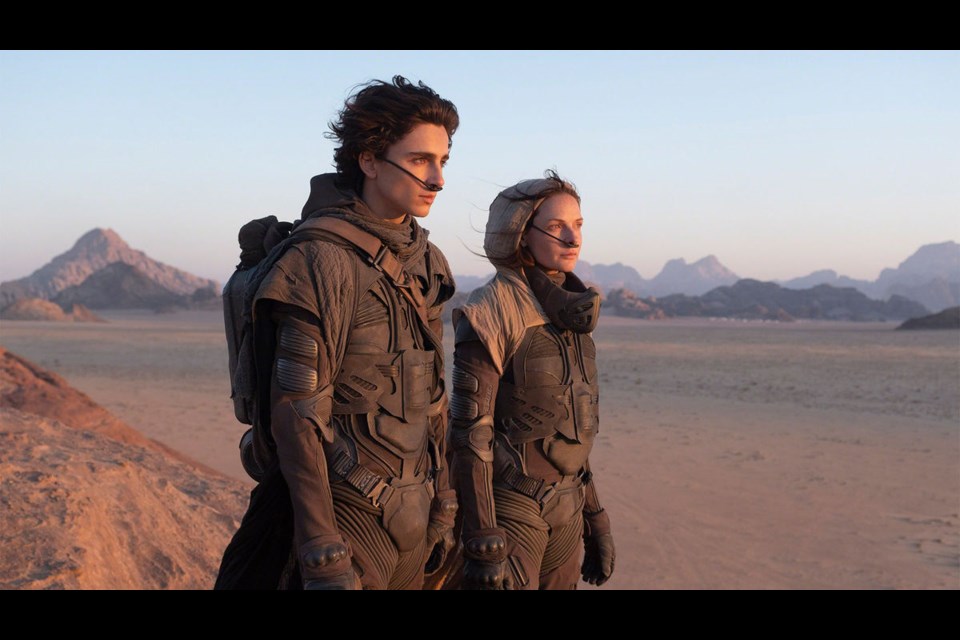 No, they're not looking over the wasteland that was 2020. Denis Villeneuve's big budget star-studded remake of Dune had to be bumped from this past year's calendar, but look for it on the big screen in 2021, fingers crossed.