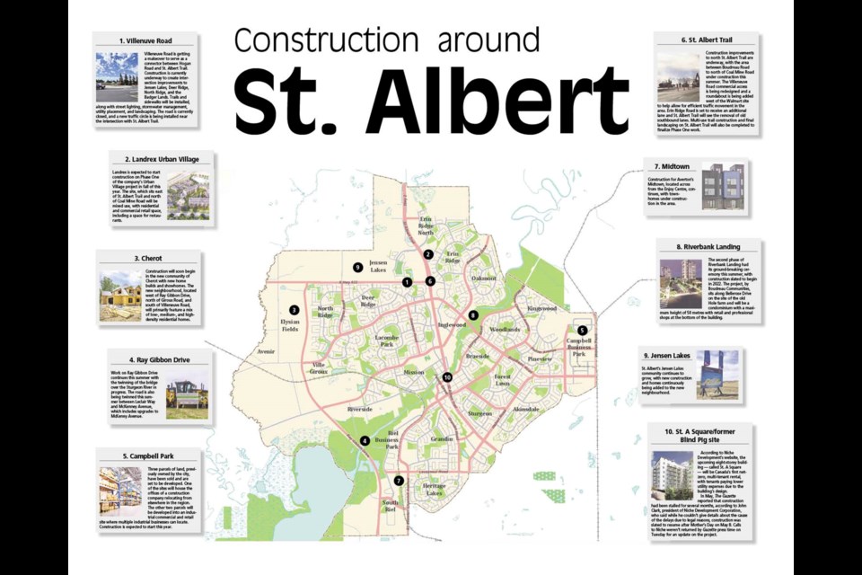 ST. ALBERT GAZETTE/map