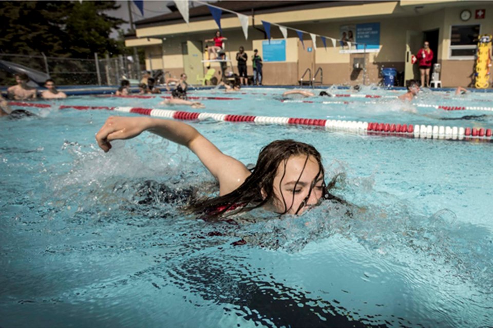 Grosvenor and Fountain Park pools can open on June 14 with limited capacity and scheduled use. Swimming lessons are slated to start mid-July and the city will increase capacity as restrictions ease. 
FILE PHOTO/St. Albert Gazette