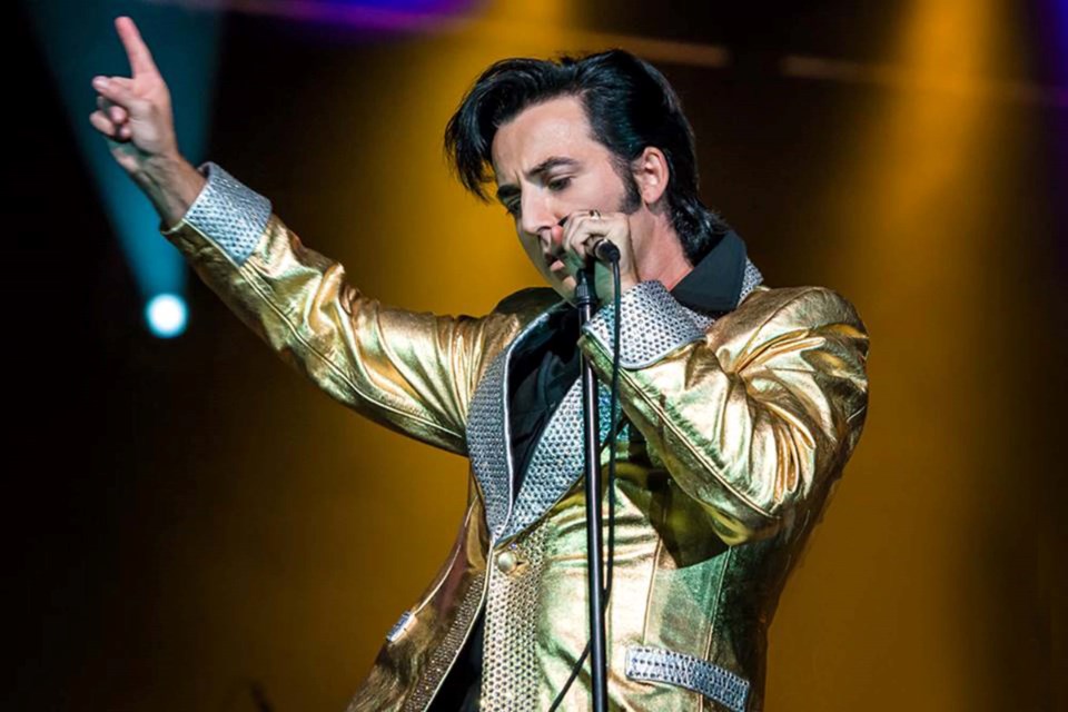 Pete Paquette, founder of Paquette Productions and an Elvis tribute artist, presents the Legends Show Tributes to Roy, Connie, Jerry & Elvis on Friday, May 20 at the Arden Theatre. SUPPLIED/Photo