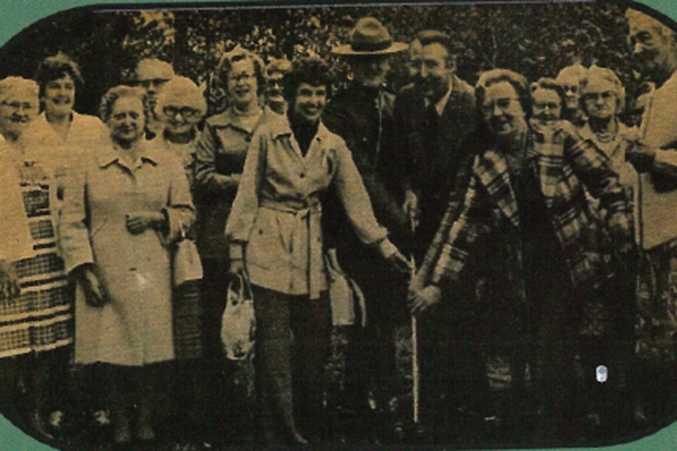 The sod-turning ceremony in August of 1975 brought out many of the women who worked so hard to establish the club building in the first place. ST. ALBERT SENIORS ASSOCIATION/Photo