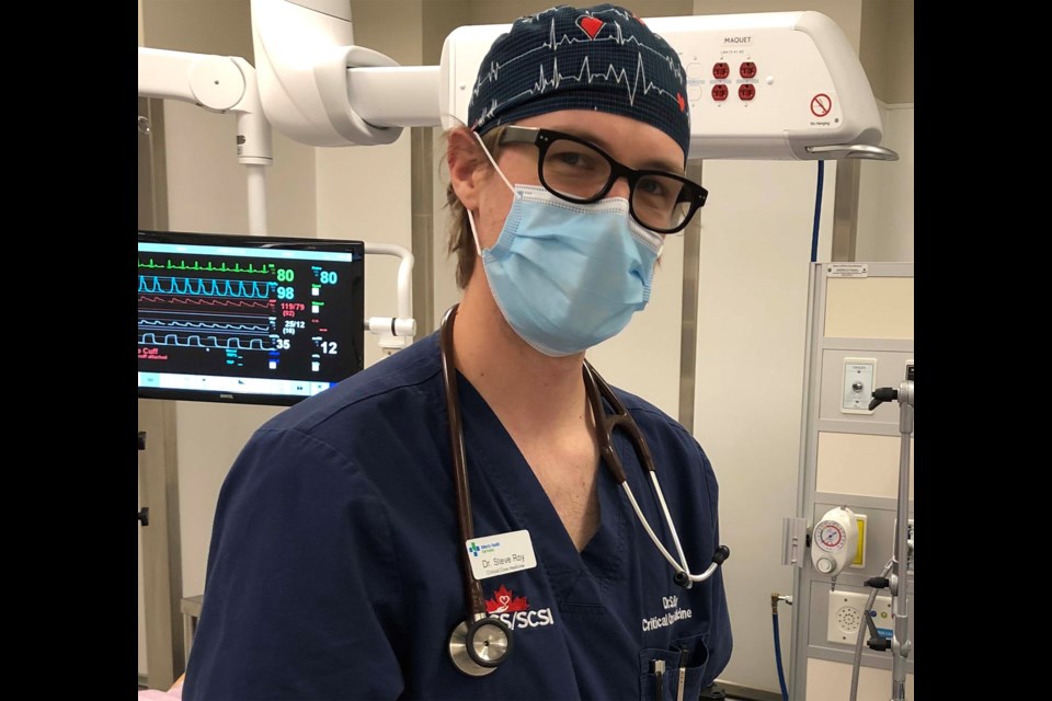 Dr. Steven Roy, an ICU doctor in Calgary who grew up in St. Albert, has put lots of time and effort into making medical technology financially accessible. SUPPLIED/Photo