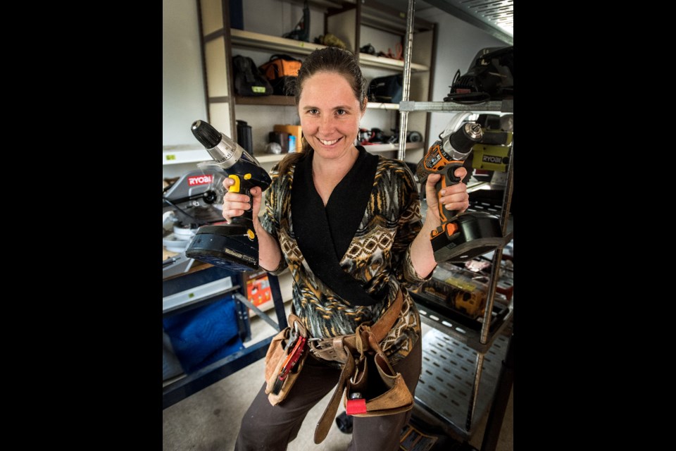 Bridget Reschke of the Tool Library is preparing to host its grand opening on Saturday, June 6 to rent power and hand tools to members is seen here at her business in St. Albert May 23, 2019. 
