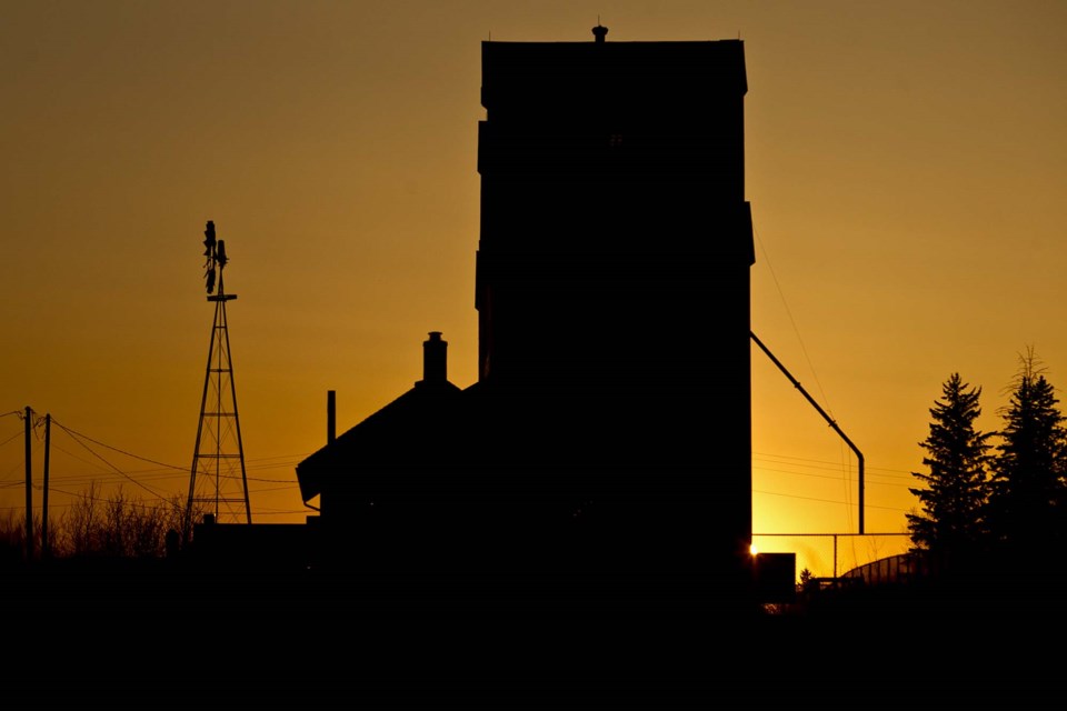 Sunset Grain Elevators-AB-6054