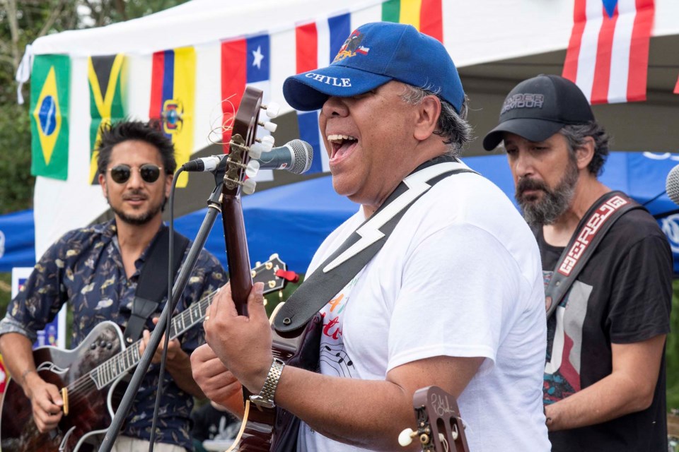 Jorge Vargas Project performs at the St. Albert Latin Festival at Lions Park in St. Albert on Aug. 13, 2022. 
BRUCE EDWARDS/St. Albert Gazette