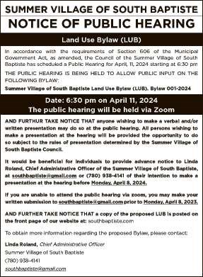 summer-village-of-south-baptist-bylaw-notice