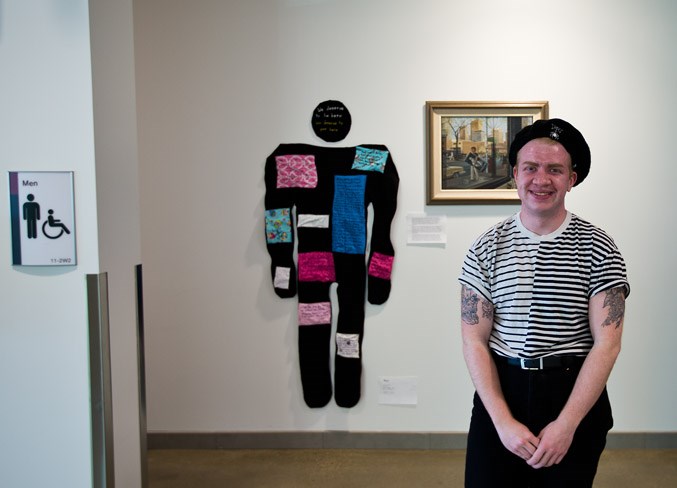 Max Quilliam of St. Albert is a transgender man who has created an art protest at MacEwan University that was featured during Pride Week. The art protested the institution’s lack of gender-neutral bathrooms.
CHRIS COLBOURNE/St. Albert Gazette