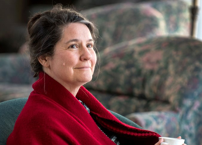 Star of the North Retreat Centre is a well-kept secret in St. Albert. Lucie Leduc, director, reflects in a quiet area near the chapel at the facility on March 20. Now 65 years old, the Star of the North offers more than spiritual retreats. It hosts special events including speaker series, one recent one which featured Phil Fontaine, former National Chief of the Assembly of First Nations, who spoke on the subject of reconciliation. The Star is embarking on a three-year capital campaign to upgrade its aging facility. 
