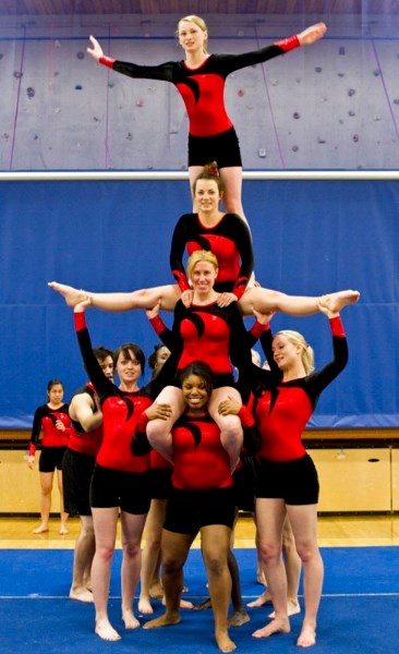 The acrobatic tumbling group Acronaires will be performing at Servus Credit Union Place on Saturday as part of a five-day mini-tour of the Edmonton area.