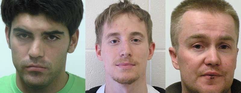(L-R) St. Albert RCMP are looking for the public&#8217;s assistance in locating three individuals wanted on outstanding warrants: Adam David Grykuliak