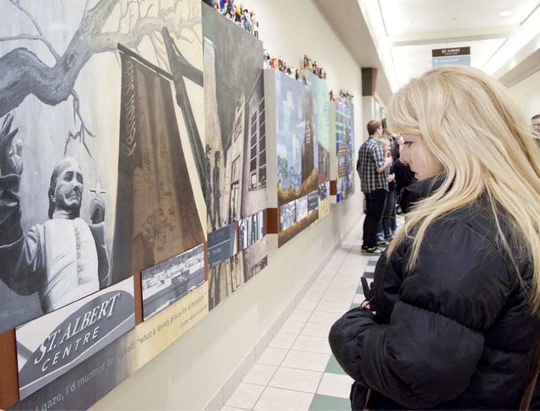 Students from both Paul Kane and Bellerose high schools collaborated to create The Heart of Our Community