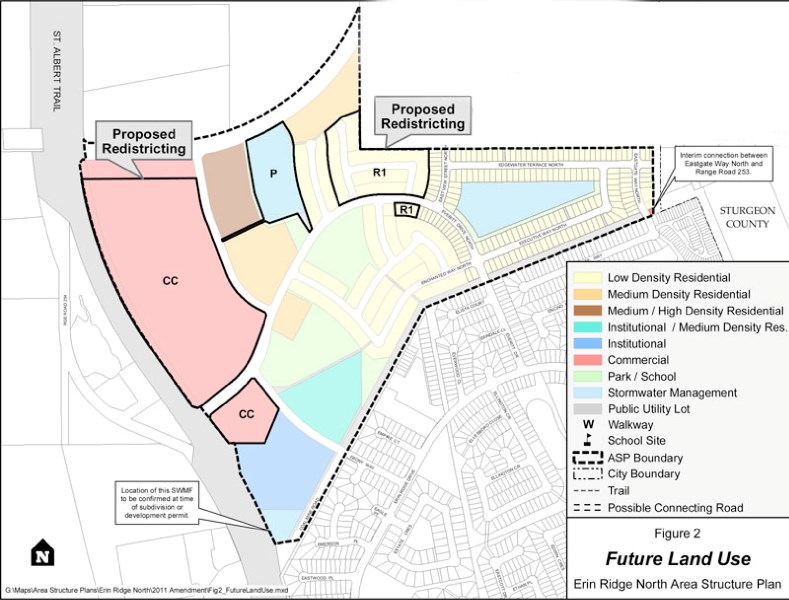 With some fringe land now designated commercial corridor