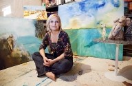St. Albert artist Samantha Williams-Chapelsky is preparing to exhibit 20 pieces of her work at the Muse Gallery in Dehra Dun