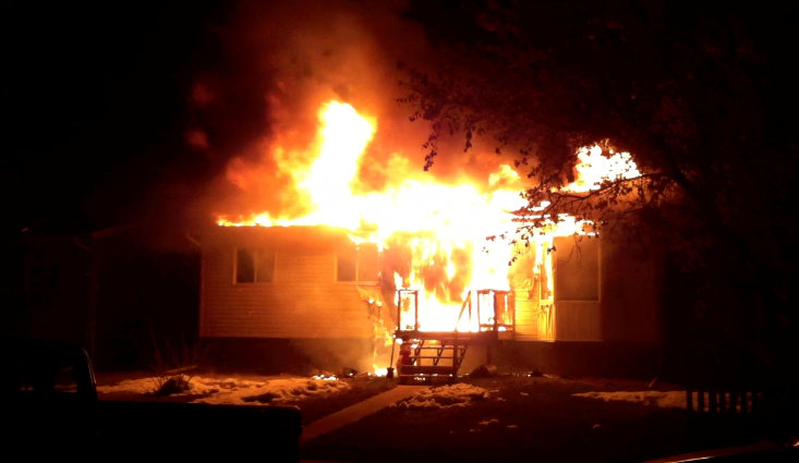 Employees with a St. Albert financial company helped saved a Lavoy family from a burning fire.