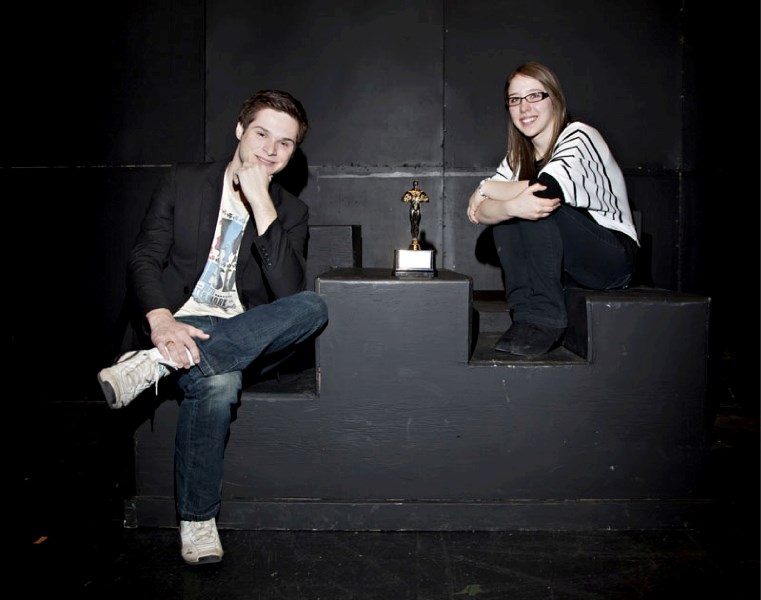 Paul Kane students and drama club co-directors Keegan Goerz