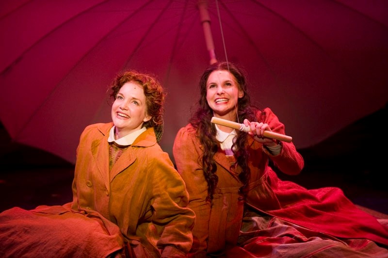 Shannon Taylor (Jo) and JosĂ©e Boudreau (Beth) take on the roles of two of the four sisters whose lives are depicted in this stage adaptation of Little Women