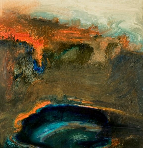 Puddle by Brenda Kim Christiansen is just one of the approximately 70 pieces of art that will be up for auction tomorrow night during the Art Gallery of Alberta&#8217;s Art