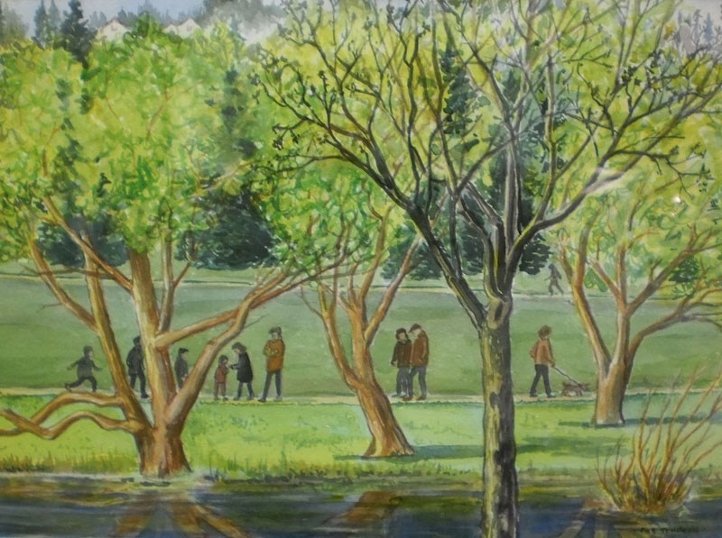 St. Albert artist Patricia Trudeau&#8217;s pastel and watercolour works are part of a show now running at the Centre d&#8217;arts visuels de l&#8217;Alberta.