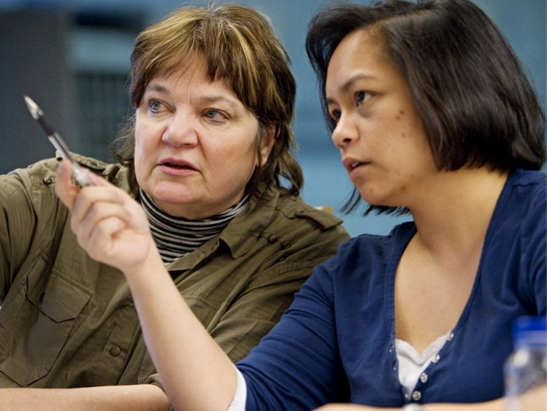 Director Maralyn Ryan (left) is the creative force behind Opera Nuova&#8217;s interpretation of The Light in the Piaazza.