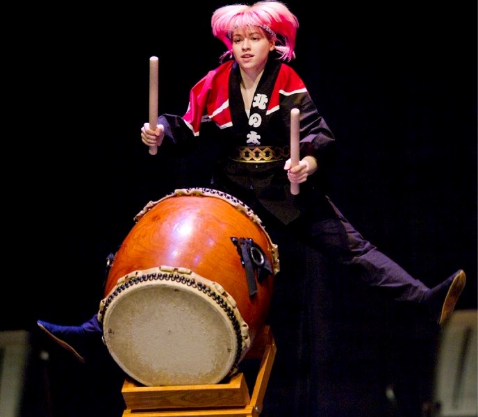 The Kita No Taiko Japanese Drummers performed at the invitation-only gala Saturday night that officially opened the new Morinville Community Cultural Centre.