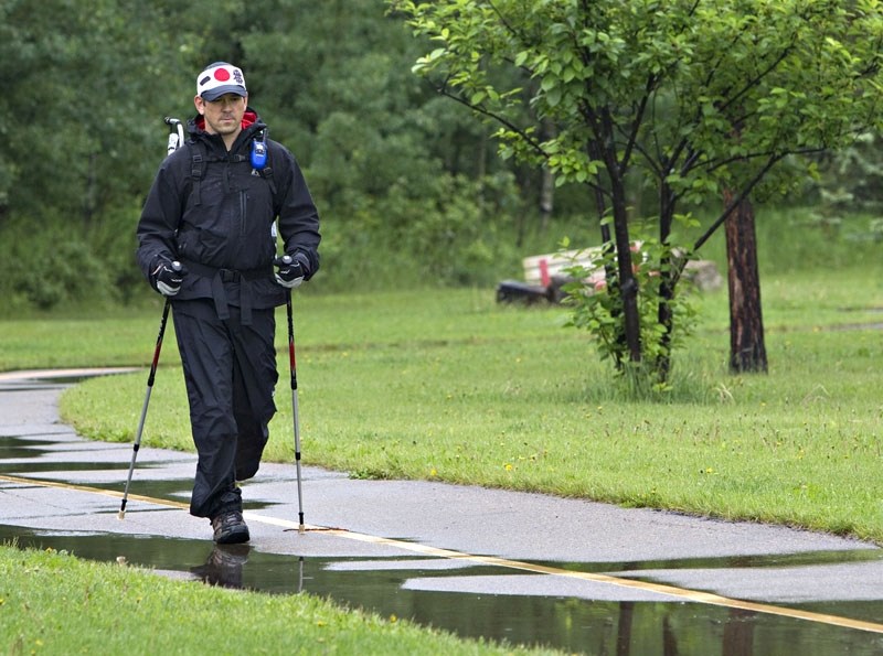 St. Albert resident Steve Johnson has begun his Walk for Japan that will take him from Edmonton to Vancouver as he tries to raise cultural awareness about the people of Japan 