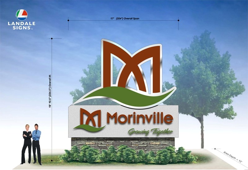 Morinville residents have overwhelmingly selected this design concept for the town&#8217;s new entrance signs.