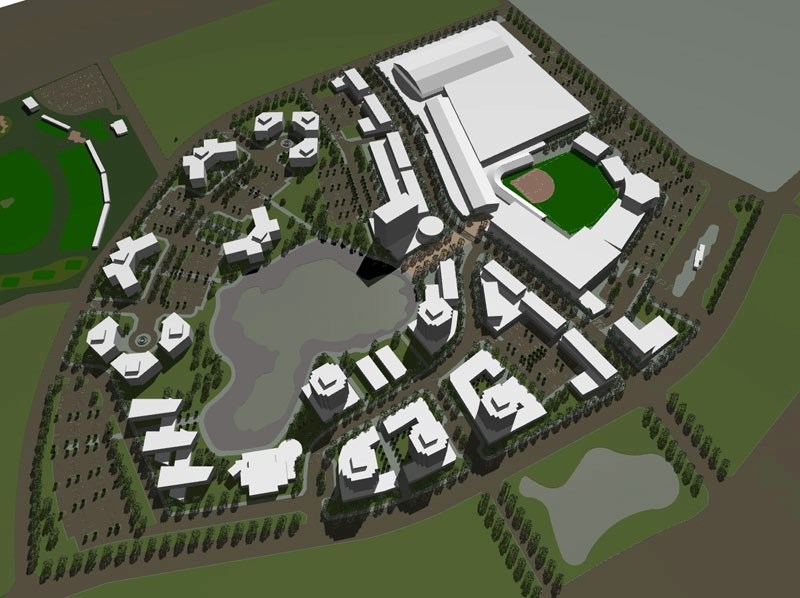 Pat Cassidy&#8217;s sports city concept would include a 2
