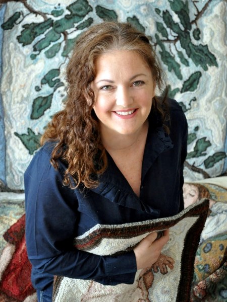 St. Albert-based craft artist Rachelle LeBlanc is hooked on making rugs