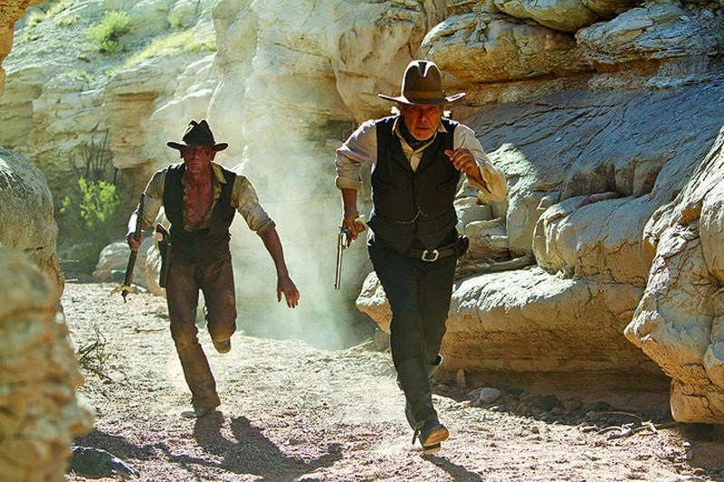 A scene from Cowboys and Aliens