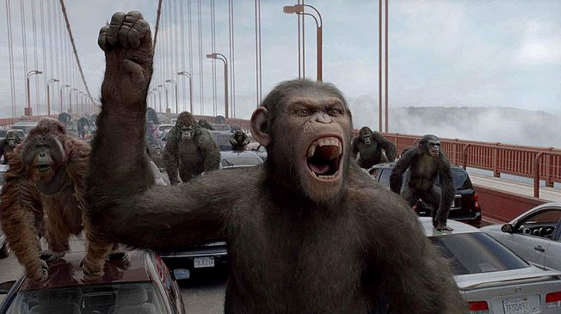 &#8216;Going ape&#8217; takes on a whole new meaning in the sci-fi prequel Rise of the Planet of the Apes.