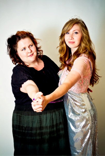 Laura Burdett (left) and St. Albert&#8217;s Arielle Ballance put a different spin on the typical fairy tale in The Not-Evil Stepmother at the Edmonton International Fringe