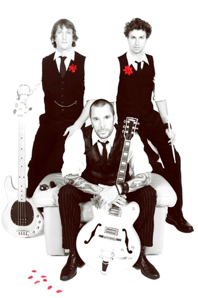 Mason Rack (sitting) and the rest of his band will give folks at LB&#8217;s Pub a taste of the music scene Down Under when they hit the stage on Friday.