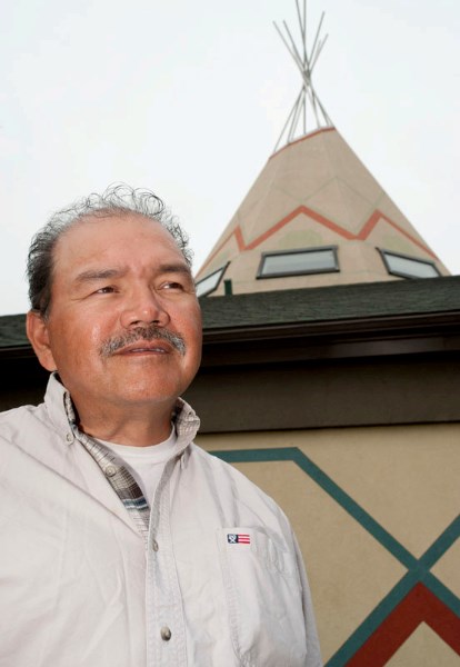 Aug 15 2011&amp;lt;br /&amp;gt;Newly elected Alexander Chief Herbert R. Arcand poses in front of the Alexander Health Services building. Arcand was one of five new people
