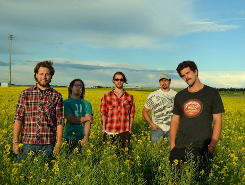 The guys from St. Albert band Wednesday Morning Blues take to the stage at the Open Sky Music Festival in Edmonton.
