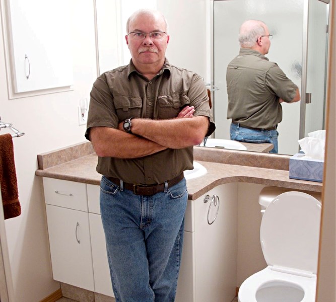 Larry Hackman wants city residents to know about the potential dangers of the St. Albert&#8217;s sewer cleaning procedures after the work being done by city crews caused his