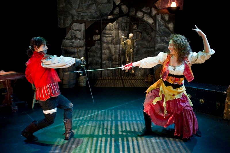 Lora Brovold and Natascha Girgis are a pair of salty swashbuckling sailors in Northern Light Theatre&#8217;s production of Heroine