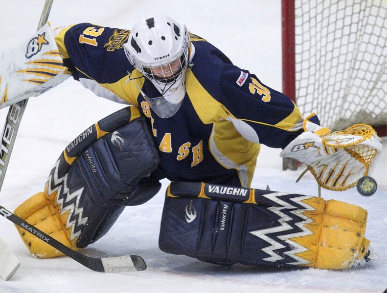 Emily Mitchell blocked 19 shots in Saturday&#8217;s home opener at Performance Arena