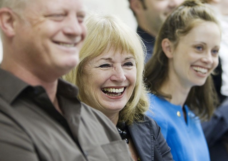 Family of architect Peter Hemingway &#8211; (L-R) son Curtis