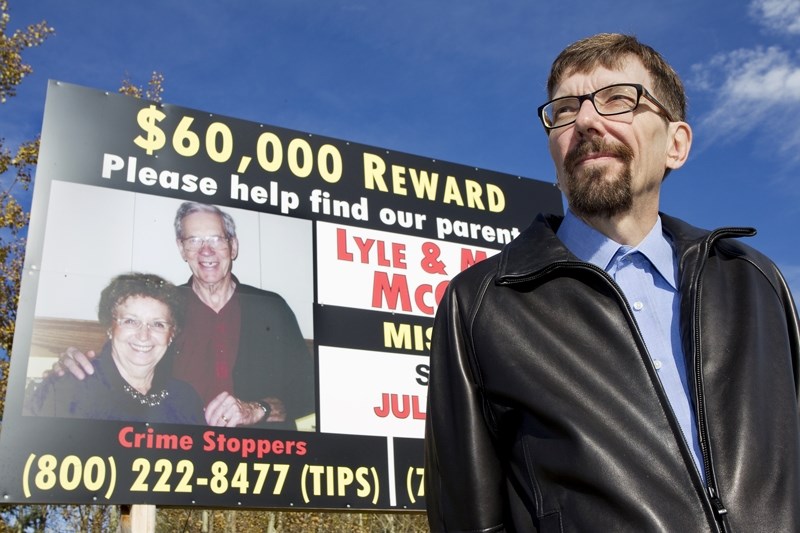 Bret McCann and his family unveiled a new billboard on Highway 16 near the hamlet of Hansonville