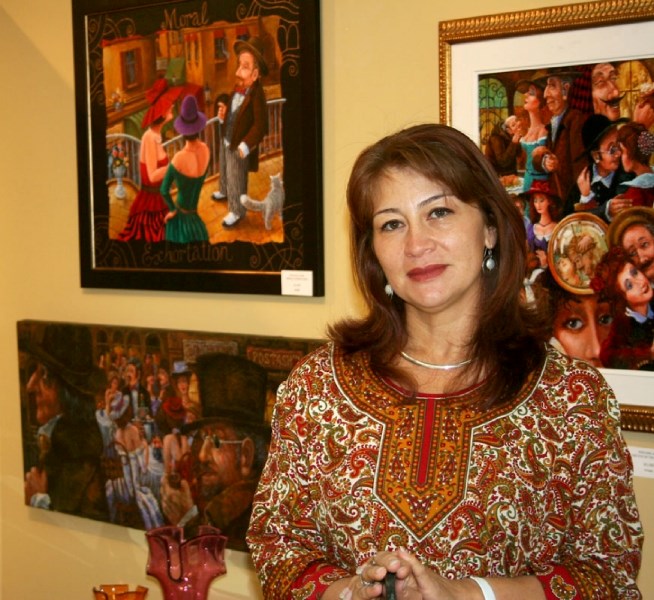 Brigitte Strand is the new owner of the Art Beat Gallery.