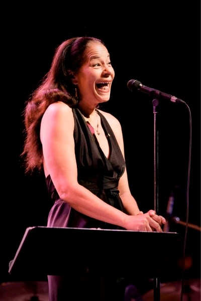 Molly Johnson belts out a tune to a sold-out crowd at the Arden Theatre Saturday evening. The performance kicked off the Arden&#8217;s 28th season.