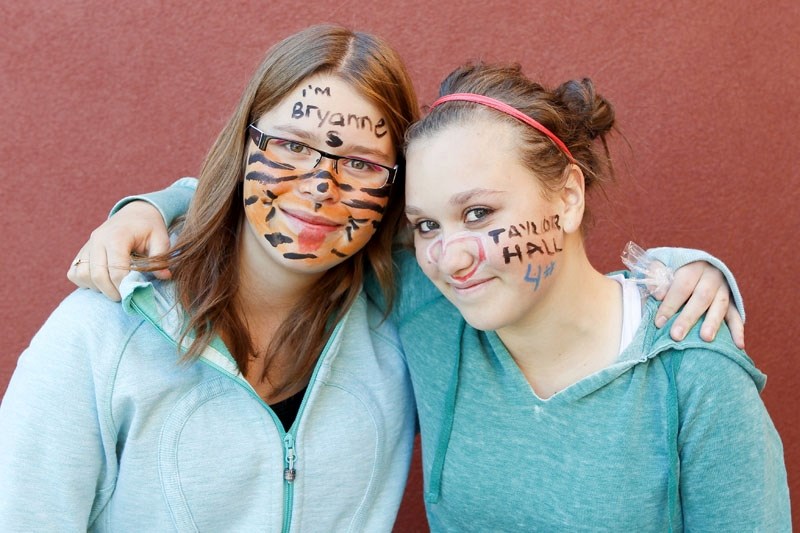 Taylor Corrigal and Cassidy Goodman are Lorne Akins School students.