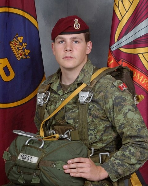 Morinville resident Master Cpl. Byron Byron Garth Greff was killed Oct. 29 when a suicide bomber rammed a bus in which he was riding in Kabul