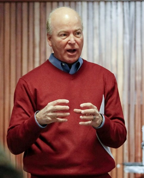 Marketing and branding expert Roger Brooks gives a report on St. Albert&#8217;s branding program at the Enjoy Centre in St. Albert on Friday morning. The city needs to