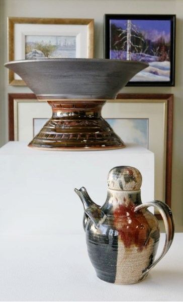 These pottery pieces by Gene Brenda are just one example of what will be on offer during the 27th annual Country Craft Fair