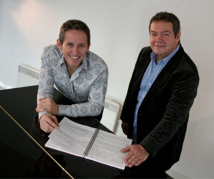 George Stiles (left) and Anthony Drewe are award-winning composers who are the creative duo behind Peter Pan: A Musical Adventure. St. Albert Children&#8217;s Theatre hosts