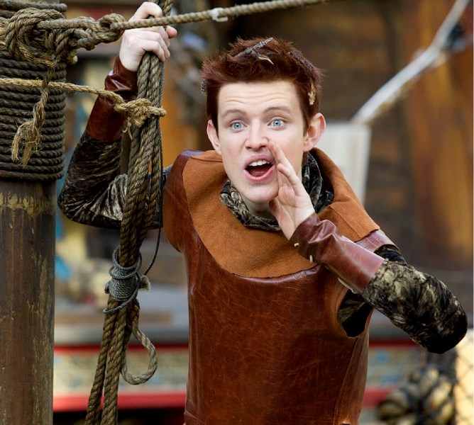 Luc Tellier plays Peter in the St. Albert Children&#8217;s Theatre production of Peter Pan: A Musical Adventure.