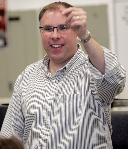 Sturgeon Composite High School music director Darwin Krips will lead the school&#8217;s 49-member band Tuesday