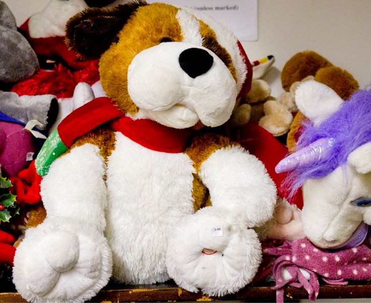 Stuffed animals are among many inexpensive gifts to be found at the LoSeCa store.